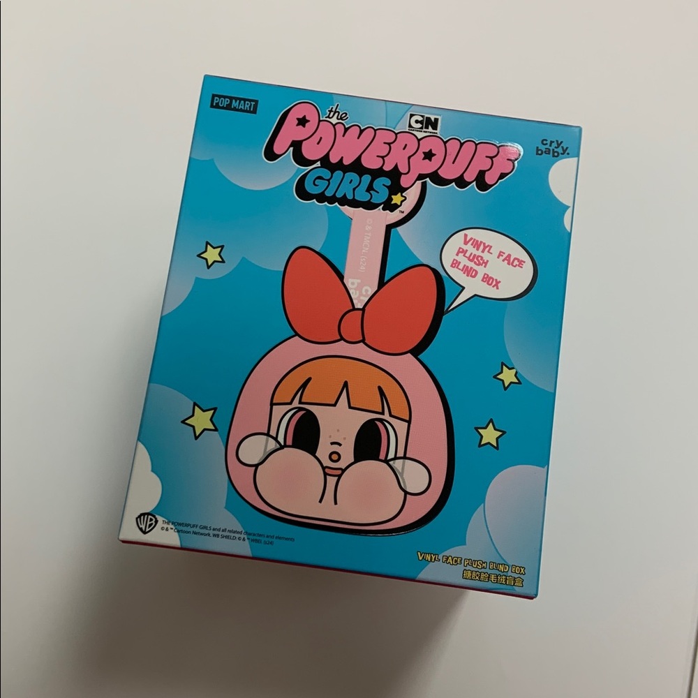 Authentic new in the box POPMart The Powerpuff Girls Vinyl Face Plush Blind Box